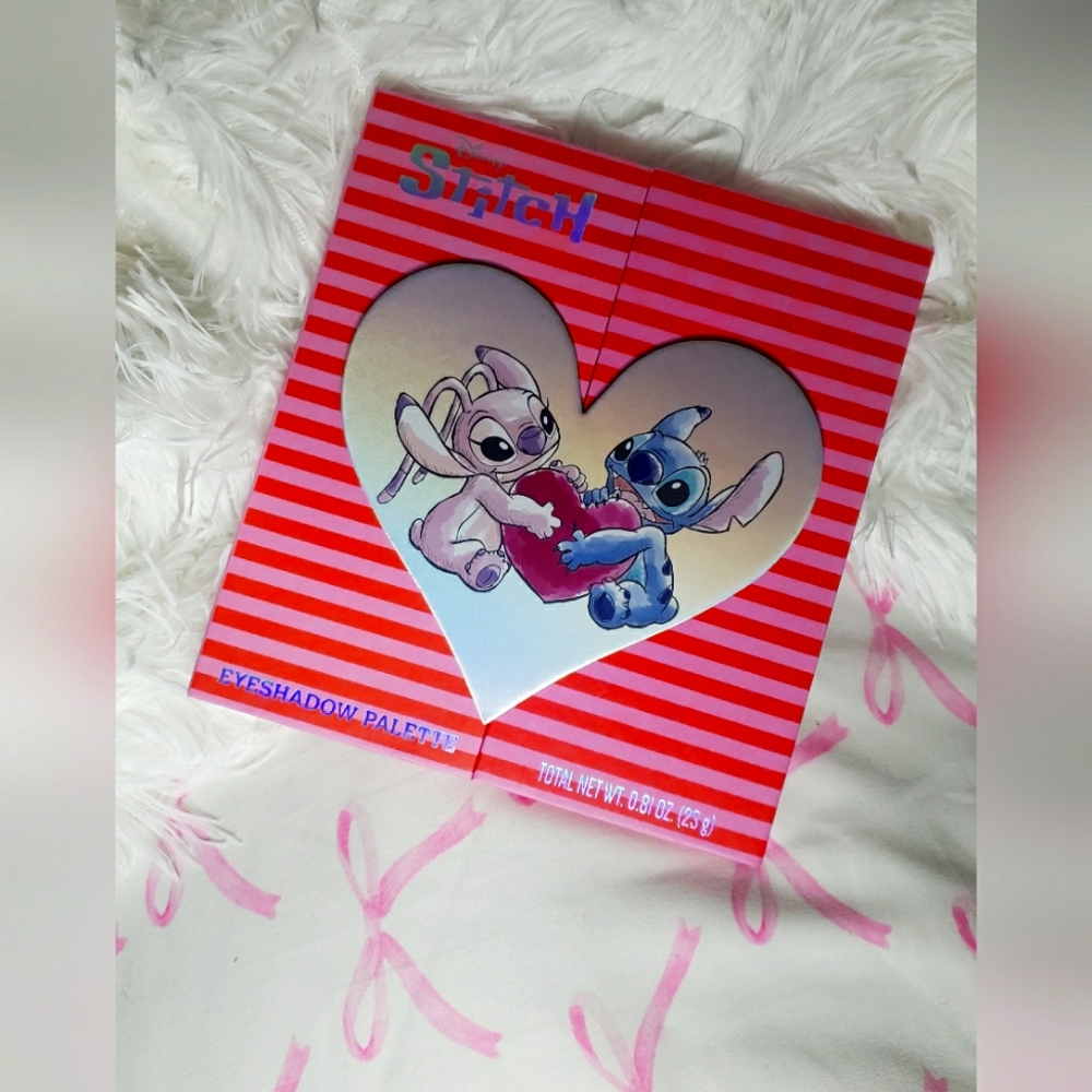 Disney Stitch Eyeshadow Palette Valentine's Day Taste Beauty Brand New